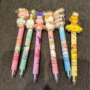 Hello Kitty Multicolor Gel Pens